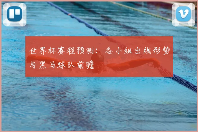世界杯赛程预测：各小组出线形势与黑马球队前瞻